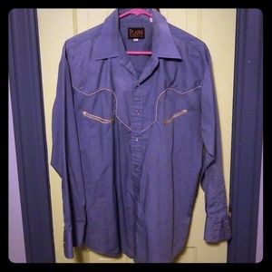 Plains western pearl snap - Large